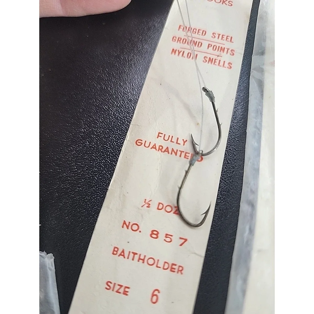 Jorgensen El Campo Snelled Hooks Size 16, No. 857 - 9 packs of 6 each (54 Hooks)